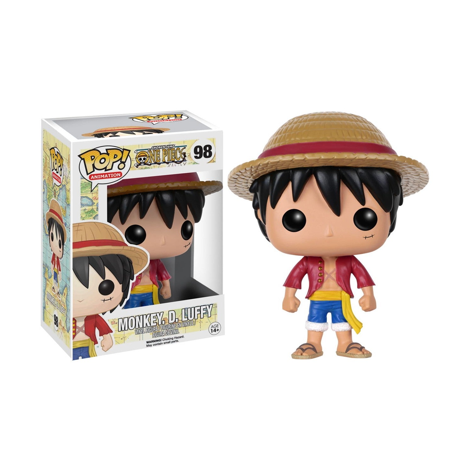 Funko Pop! Animation: One Piece - Monkey. D. Luffy #98 Vinyl Figure