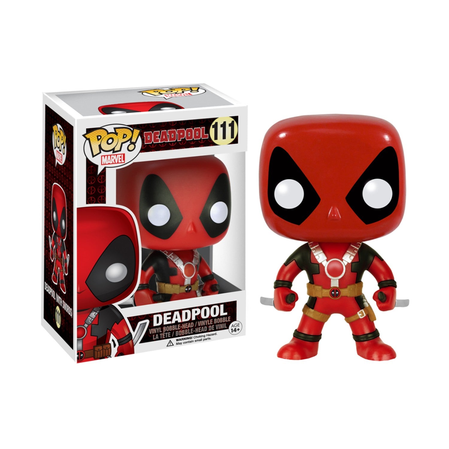 Funko Pop! Marvel: Deadpool Two Swords #111 Vinyl Bobble-Head Figure - Sunday Habit