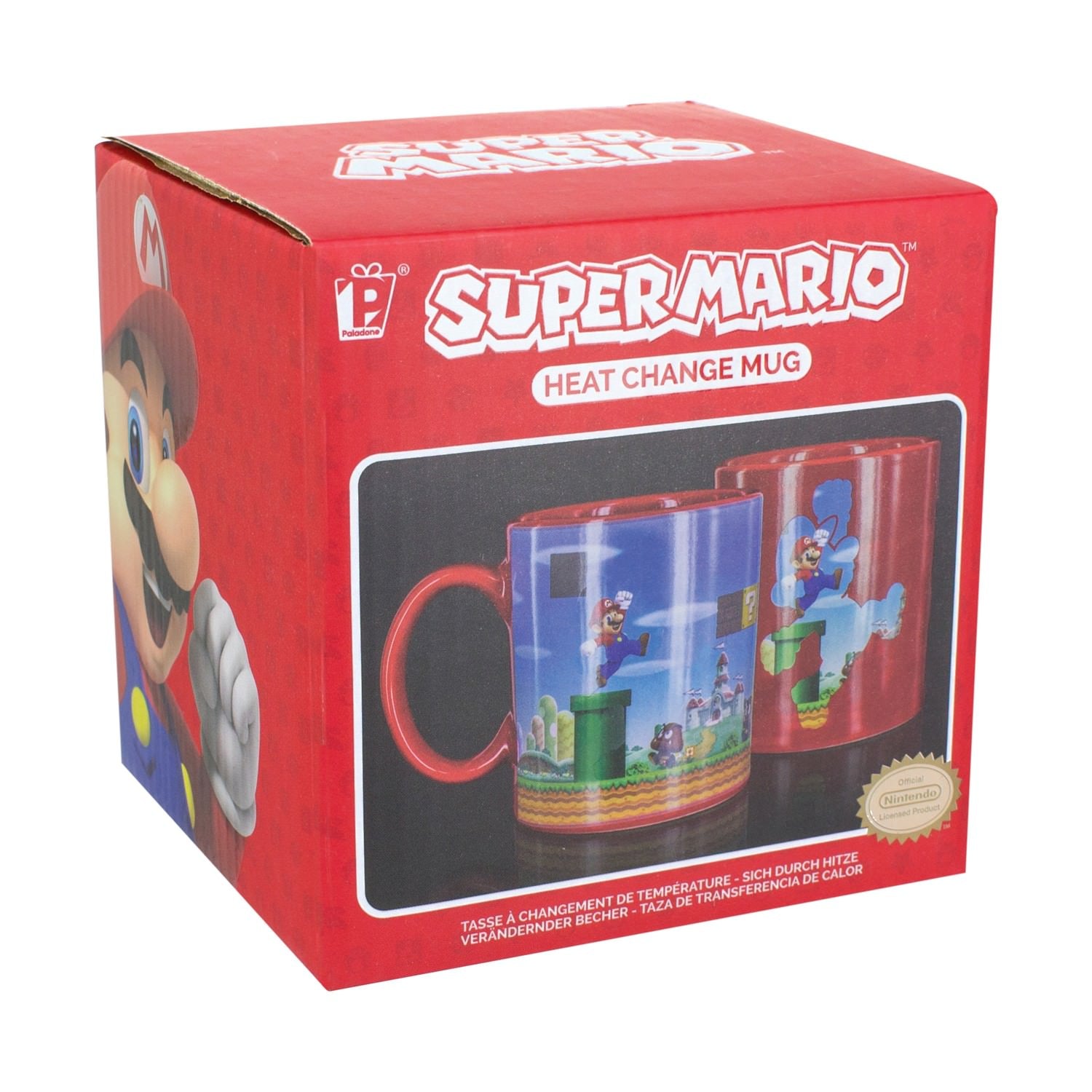 Paladone: Nintendo Super Mario - Heat Change Mug (PP3432NN) - Sunday Habit