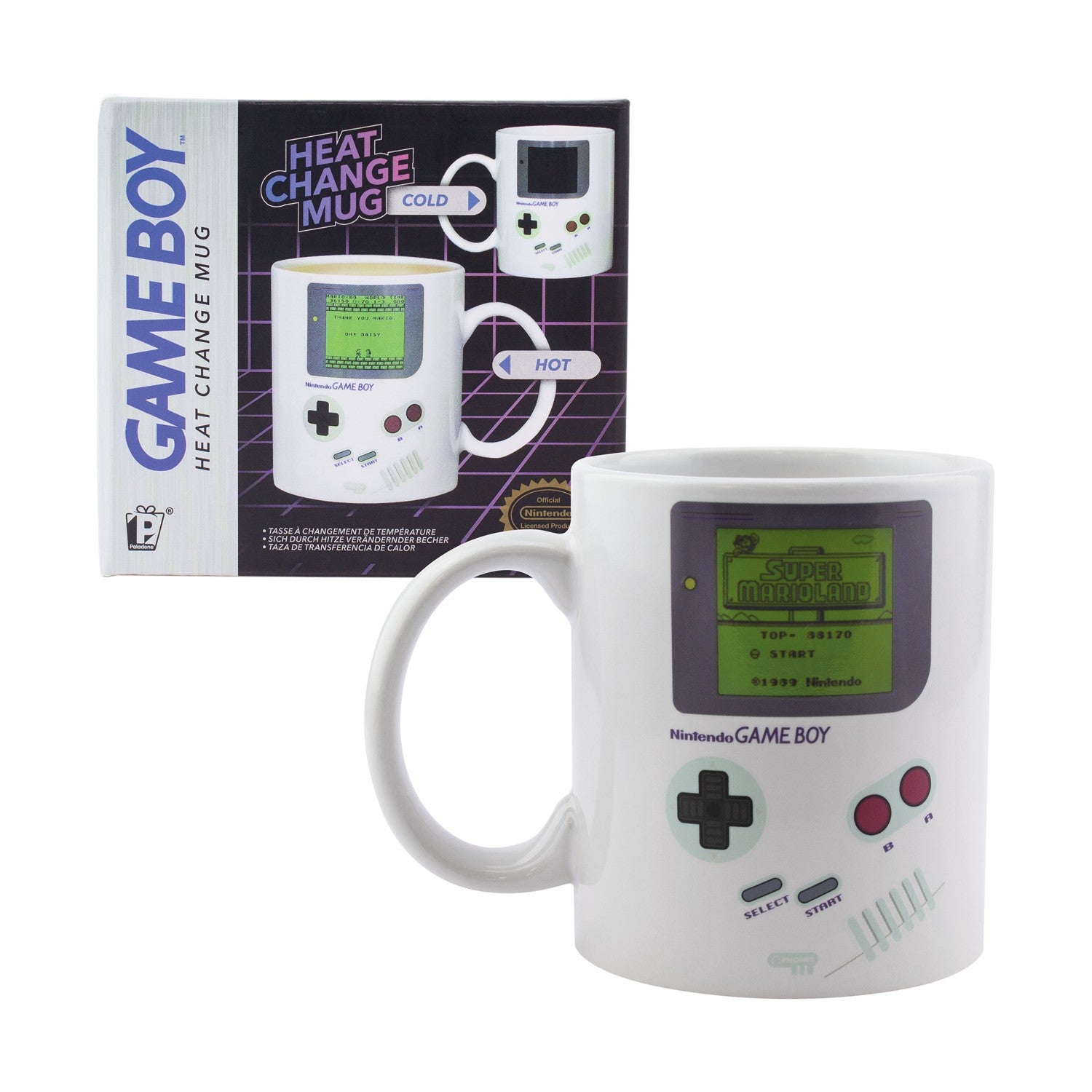 Paladone Nintendo Game Boy - Heat Change Mug (PP3374NNV2) - Sunday Habit