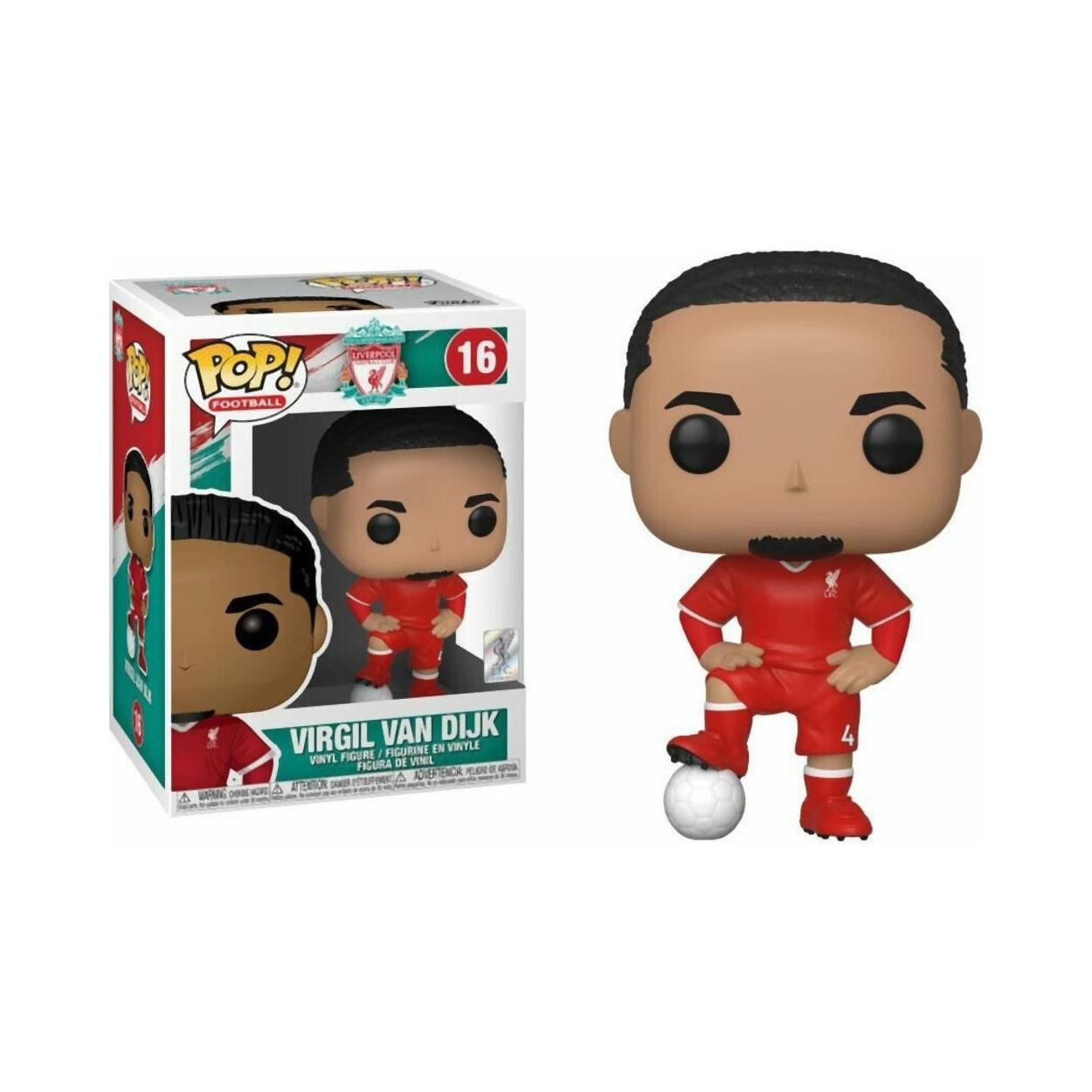 Funko Pop! Football: Liverpool - Virgil Van Dijk #16 Vinyl Figure - Sunday Habit