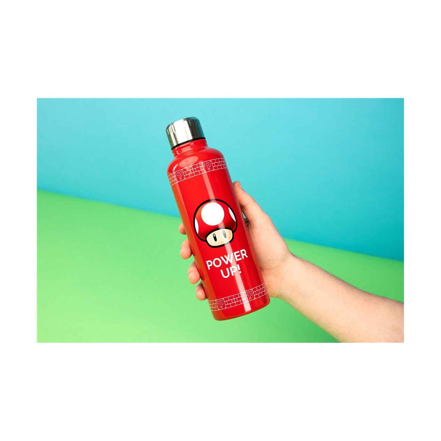 Paladone: Super Mario - Power Up Water Bottle (500ml) (PP5807NNV2) - Sunday Habit