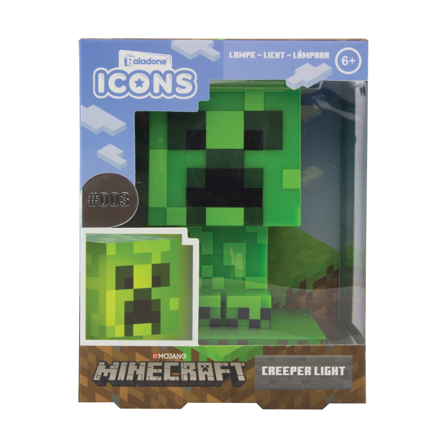 Paladone Icons: Minecraft - Creeper Light BDP (PP6593MCFV4ID) - Sunday Habit