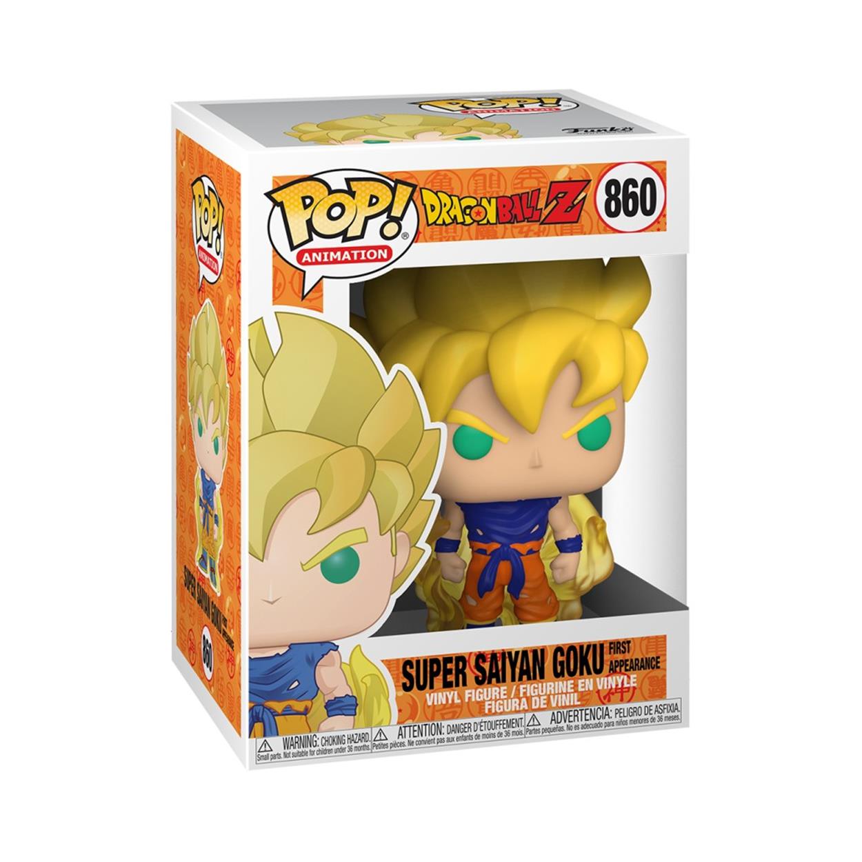 Funko Pop! Animation: Dragon Ball Z S8 - Super Saiyan Goku First Appearance #860 Vinyl Figure - Sunday Habit