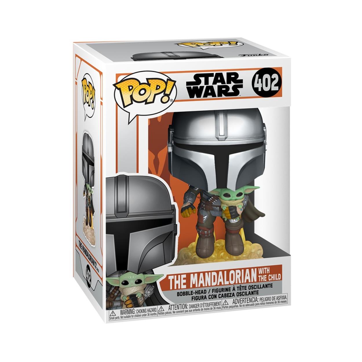 Funko Pop! Disney Star Wars: The Mandalorian - The Mandalorian With The Child #402 Bobble-Head Vinyl Figure - Sunday Habit
