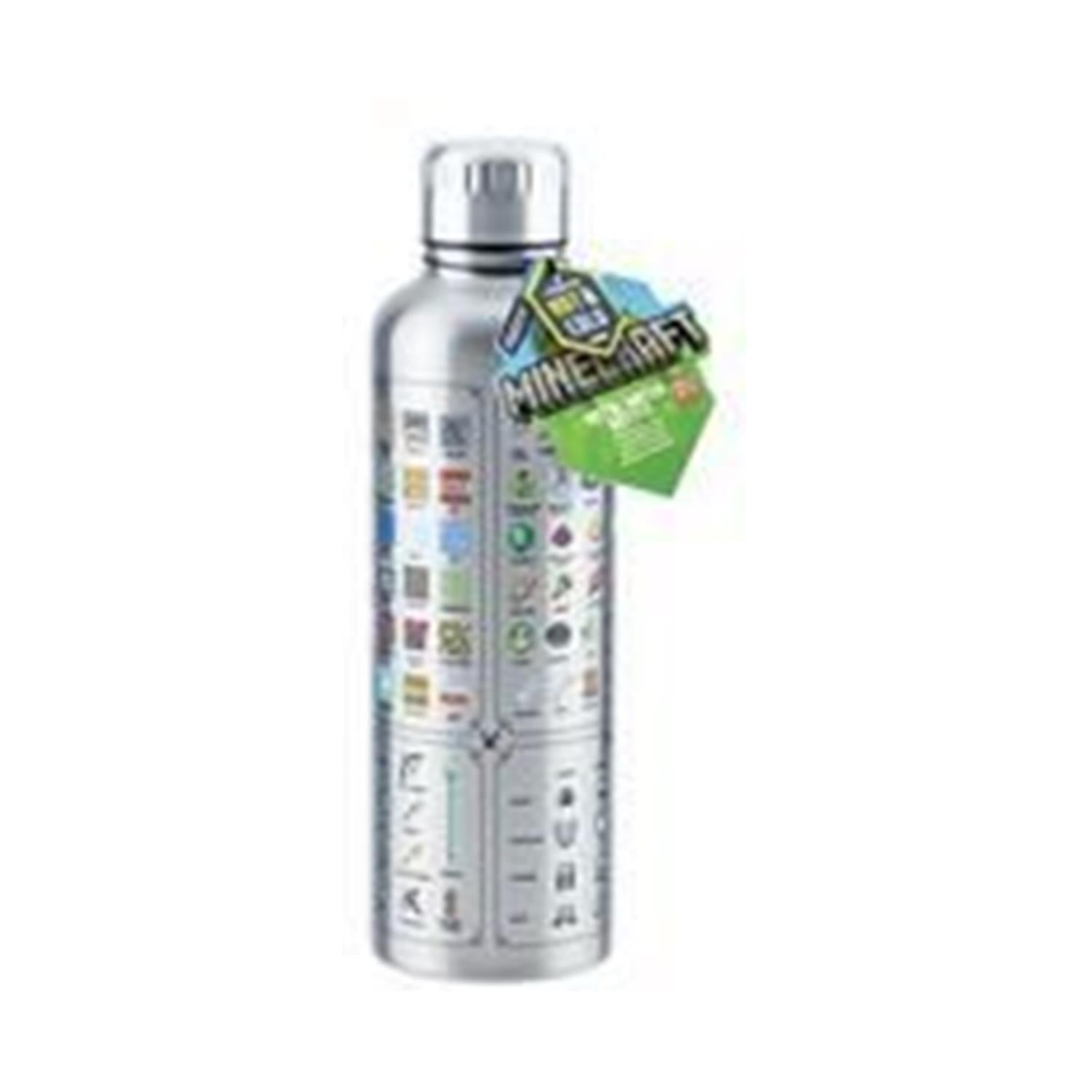 Paladone Minecraft Metal Water Bottle (500ml) (PP7995MCFV3) - Sunday Habit