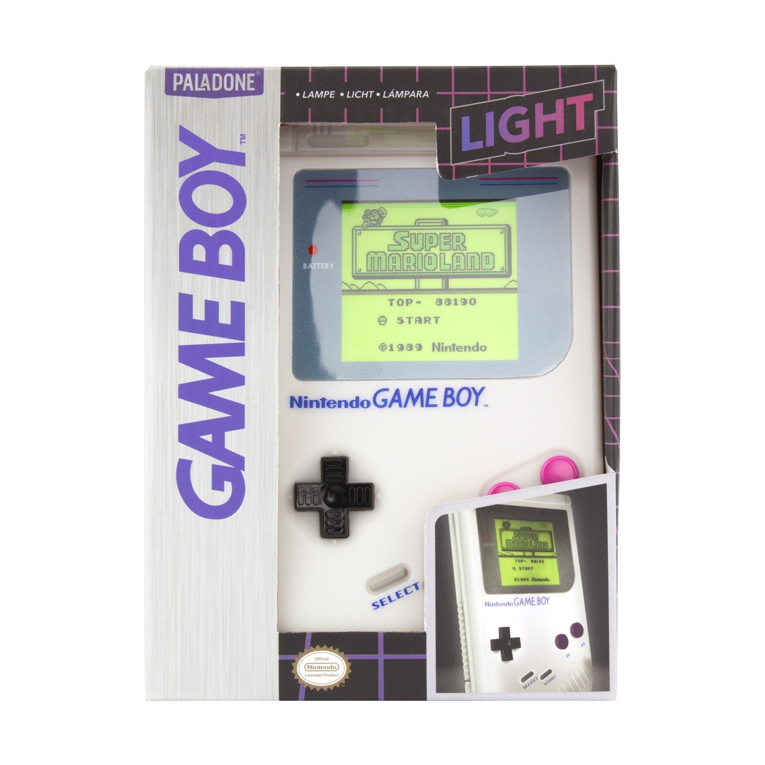 Paladone Nintendo: Gameboy Light (PP5103NNV3) - Sunday Habit