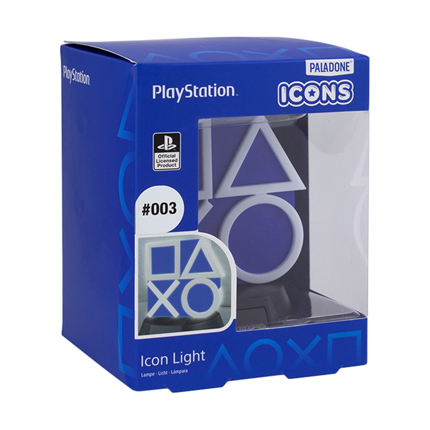 Paladone Icons PlayStation Светлина за бюро в синьо - Sunday Habit