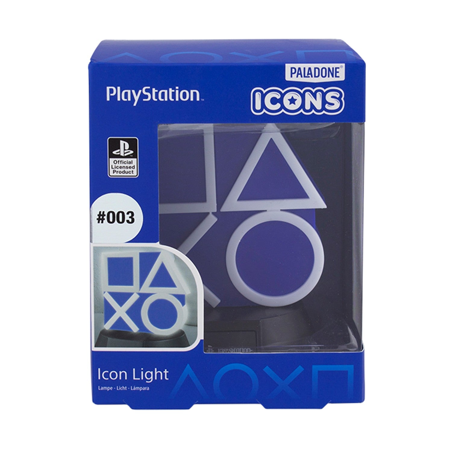 Paladone Icons PlayStation Светлина за бюро в синьо - Sunday Habit