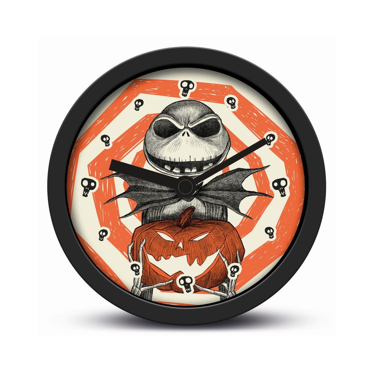 Pyramid Disney: The Nightmare Before Christmas - Pumpkin King Desk Clock with Alarm (GP85887) - Sunday Habit