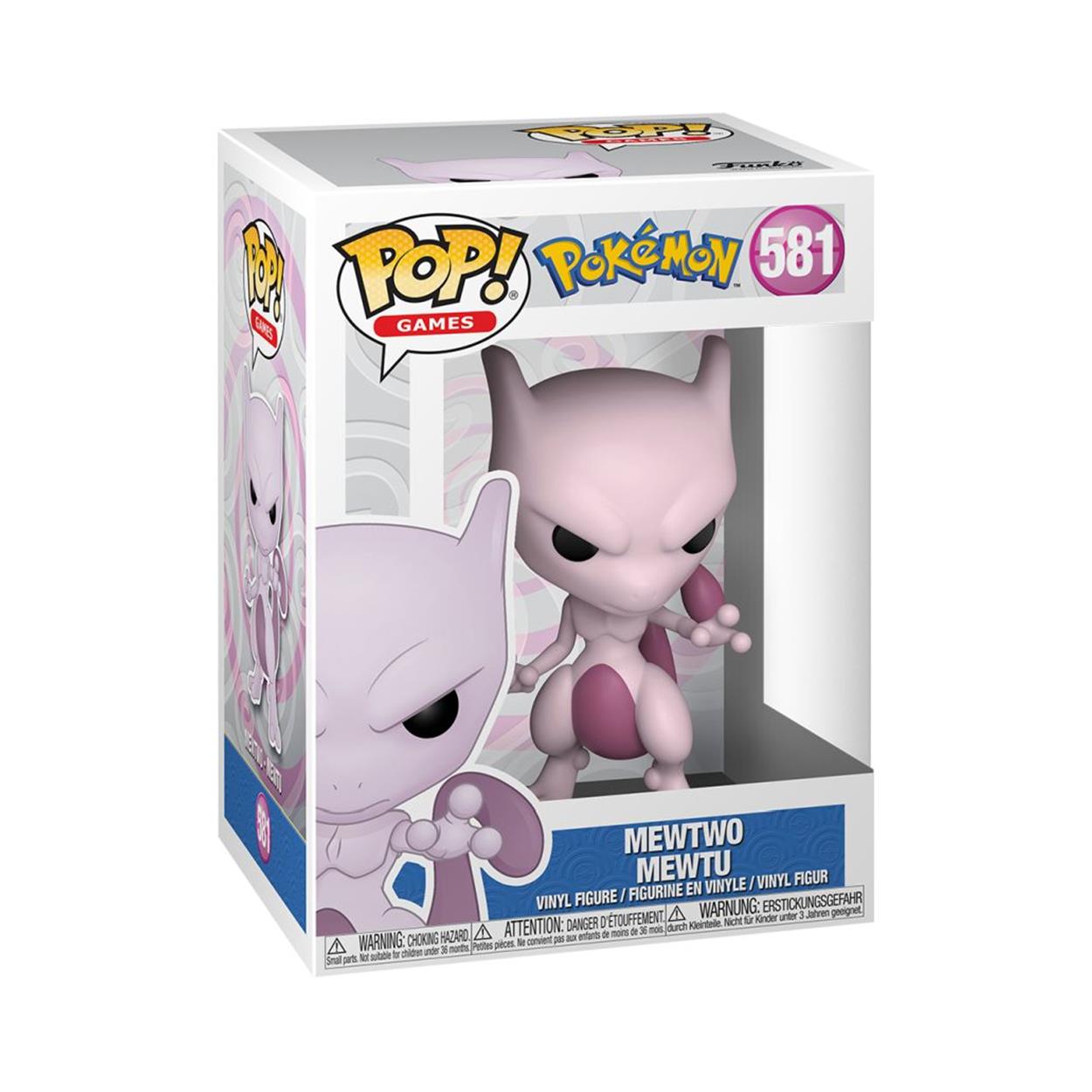 Funko Pop Покемон Mewtwo Винил Фигура 581 Розов - Sunday Habit