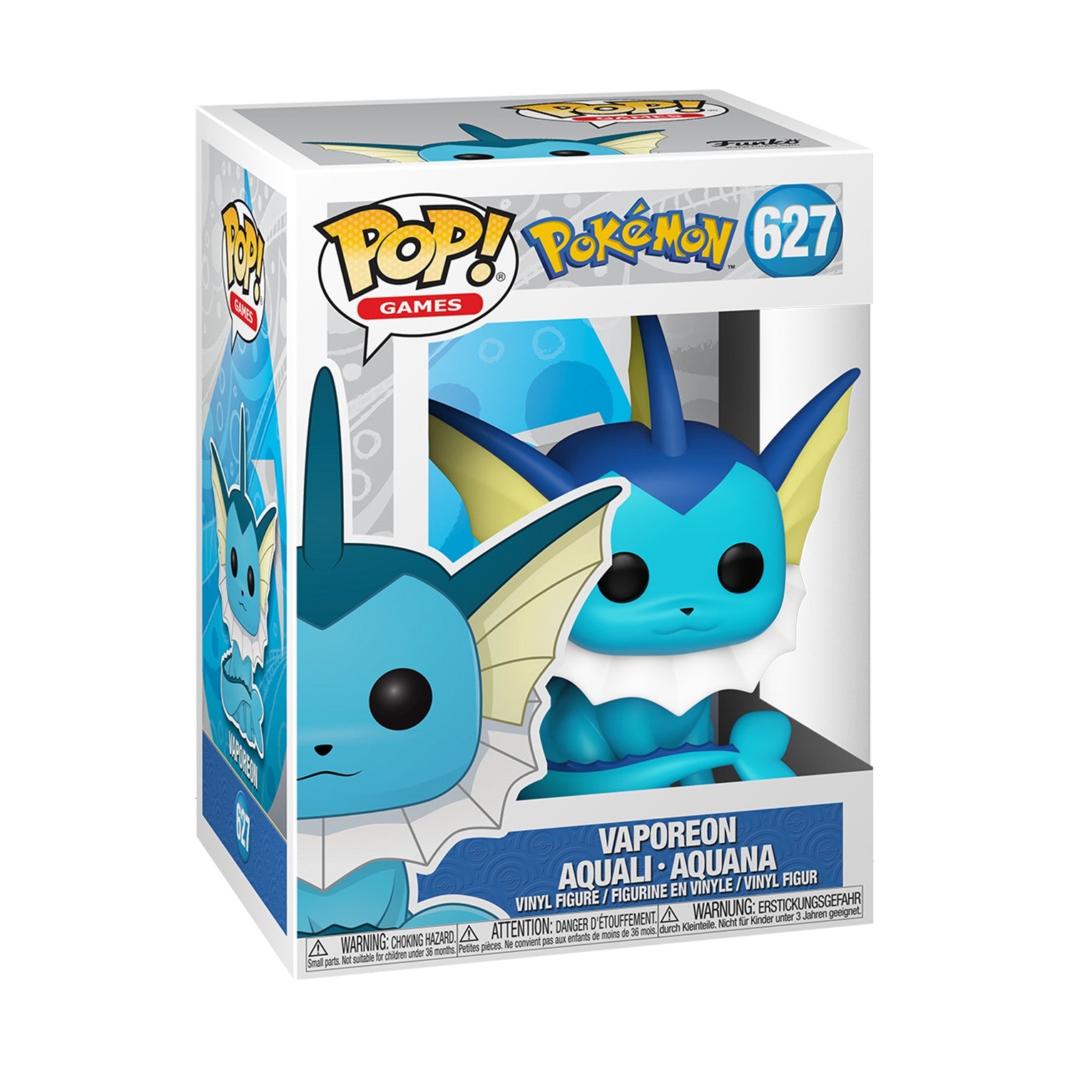 Funko Pop! Games: Pokemon - Vaporeon #627 Vinyl Figure