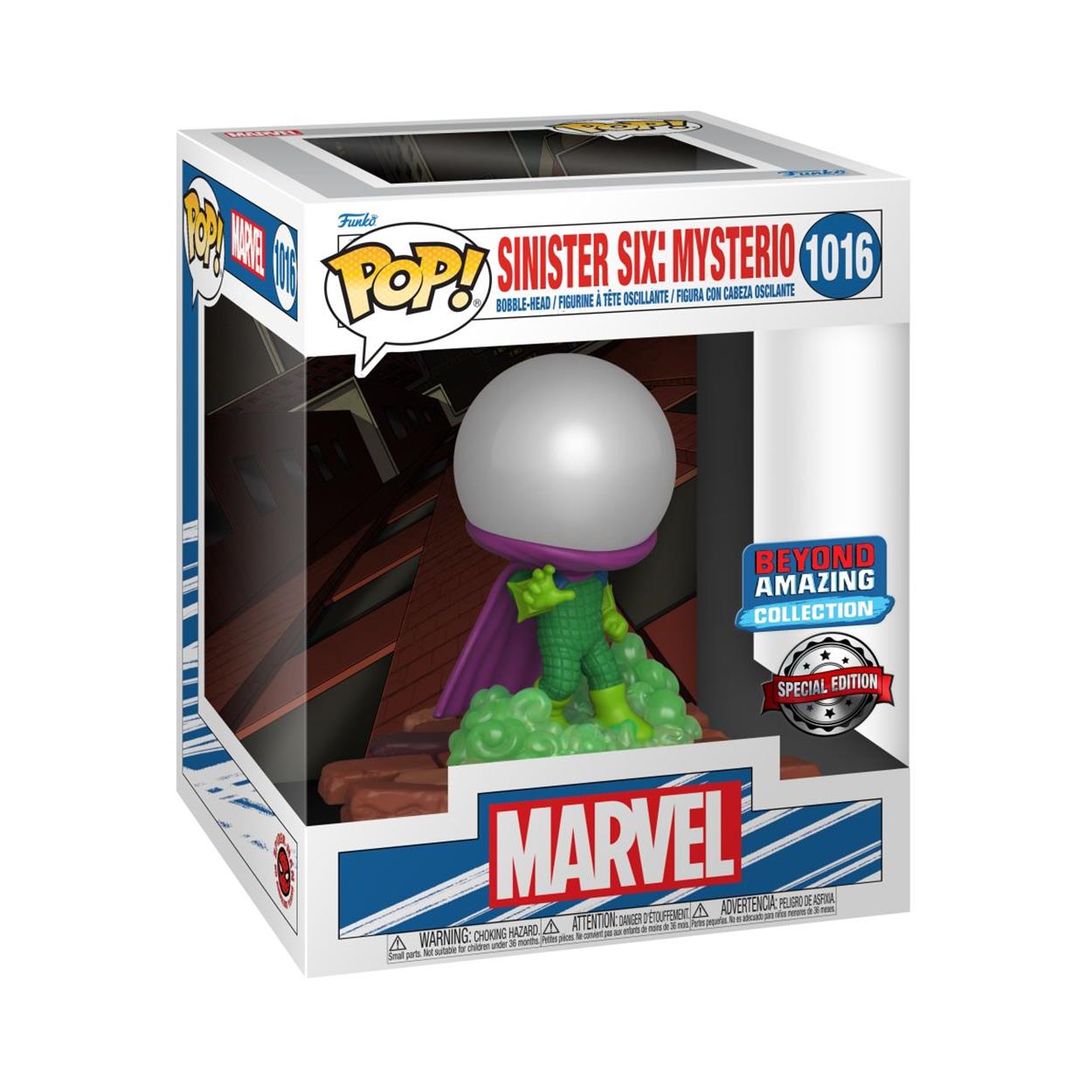 Funko Pop! Deluxe: Marvel - Sinister Six: Mysterio #1016 Bobble-Head Vinyl Figure