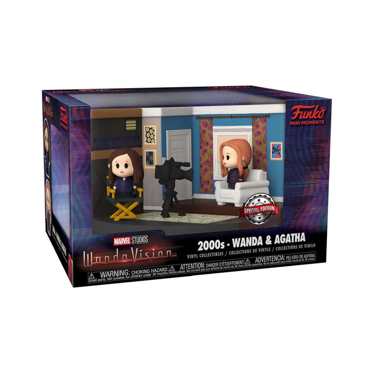 Funko Pop! Mini Moments: WandaVision - 2000s - Wanda and Agatha (Special Edition) Vinyl Collectibles - Sunday Habit