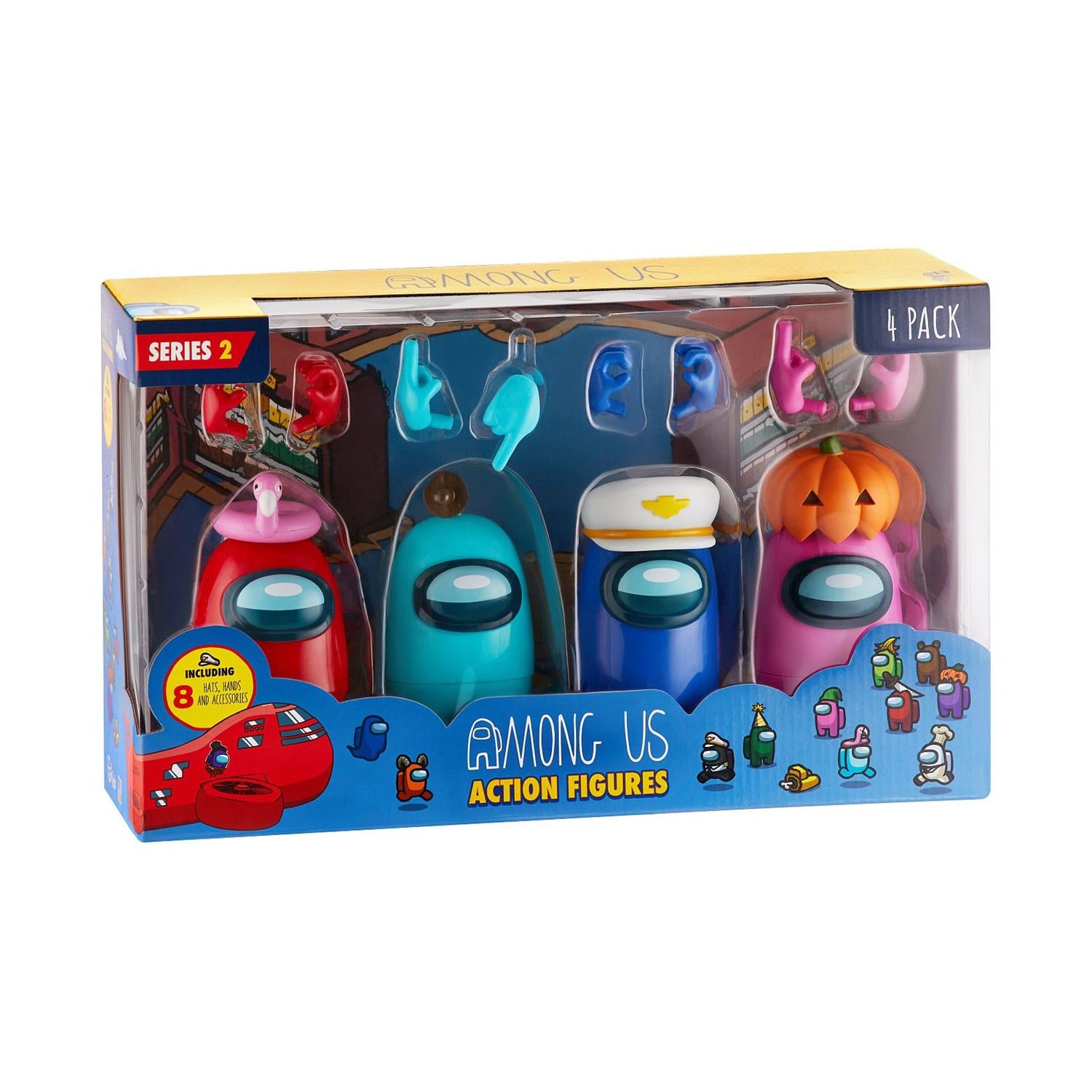 P.M.I. Among Us Action Figures 4 Pack 11.5 cm (S2) (AU6230)