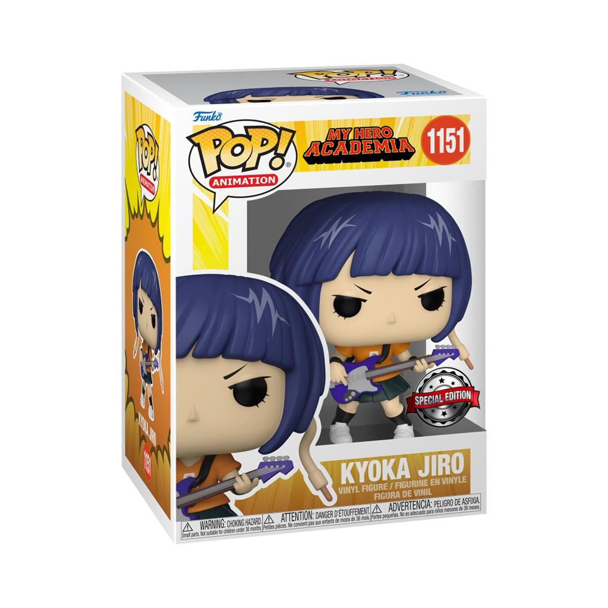Funko Pop! Animation: My Hero Academia S9 - Kyoka Jiro (with Guitar) (Special Edition) #1151 Vinyl Figure - Sunday Habit