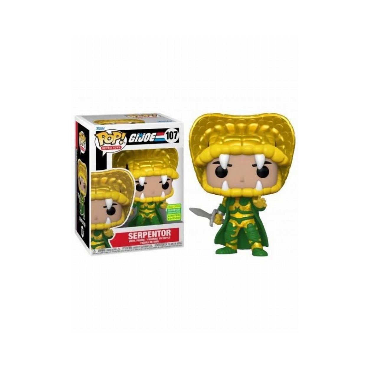 Funko Pop! Retro Toys: G.I. Joe - Serpentor (Convention Limited Edition) #107 Vinyl Figure - Sunday Habit