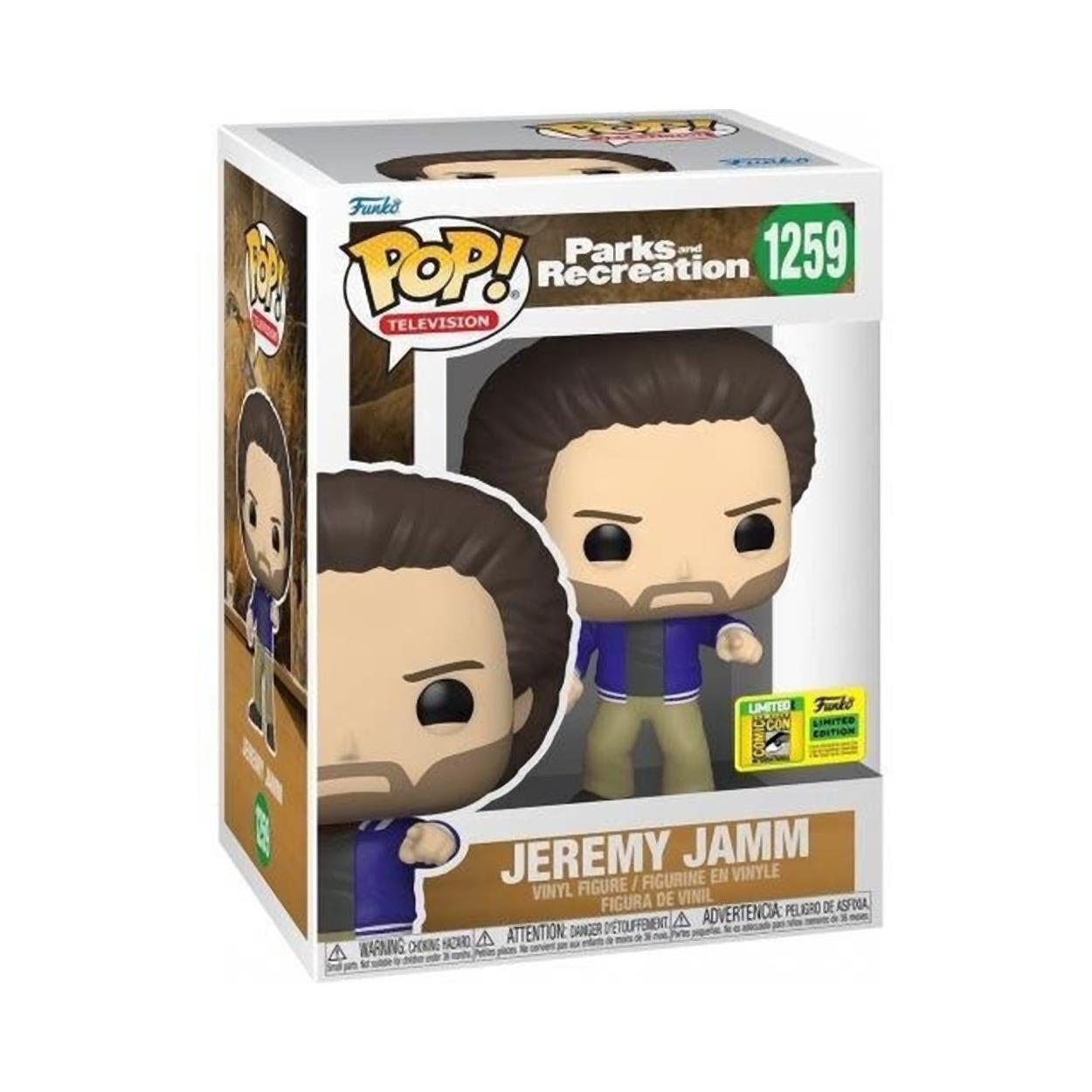 Funko Pop! Television: Parks and Recreation - Jeremy Jamm (Summer Convention Limited Edition) #1259 Vinyl Figure - Sunday Habit