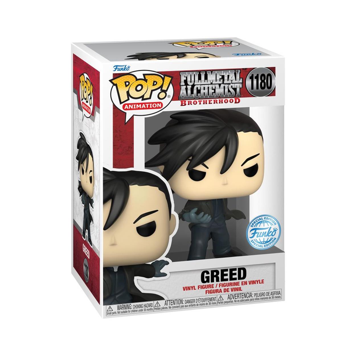 Funko Pop! Animation: Full Metal Alchemist Brotherhood S3 - Greed (Special Edition) #1180 Vinyl Figure - Sunday Habit