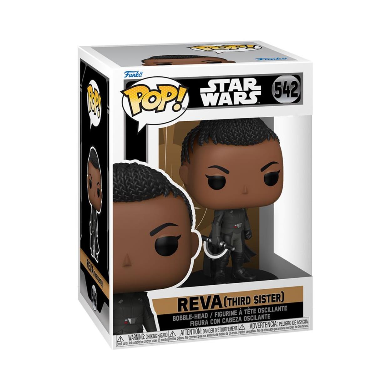 Funko Pop! Disney Star Wars - Reva (Third Sister) #542 Bobble-Head Vinyl Figure - Sunday Habit