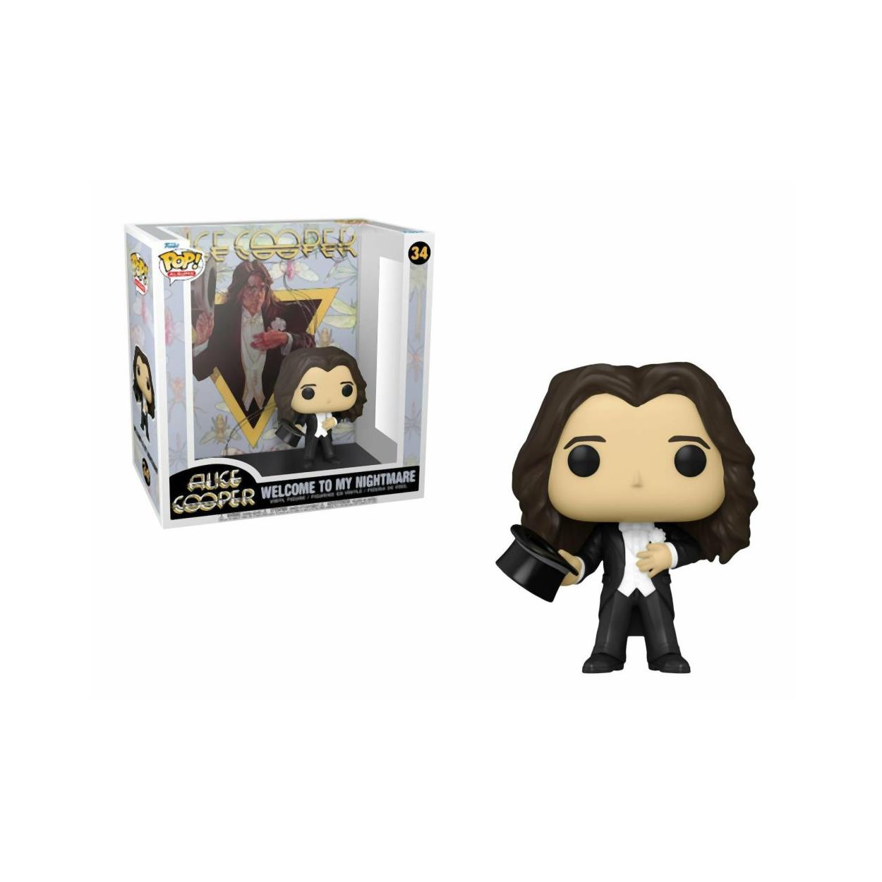 Funko Pop! Albums: Alice Cooper - Welcome to My Nightmare #34 Vinyl Figure - Sunday Habit