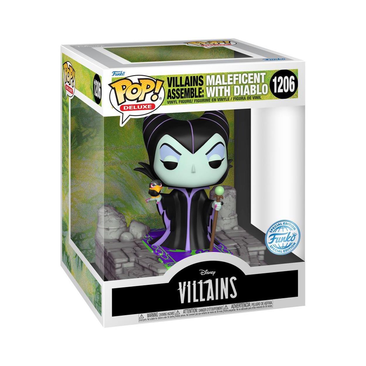 Funko Pop! Deluxe: Disney Villains - Assemble Maleficent with Diablo (Special Edition) #1206 Vinyl Figure - Sunday Habit