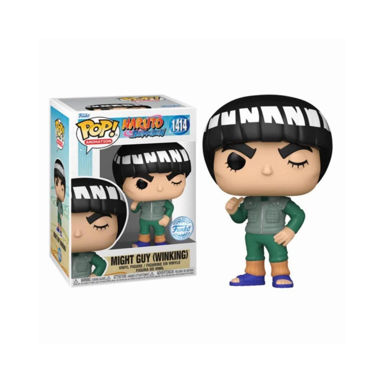 Funko Pop! Animation: Naruto Shippuden - Might Guy (Winking) (Special Edition) #1414 Vinyl Figure - Sunday Habit
