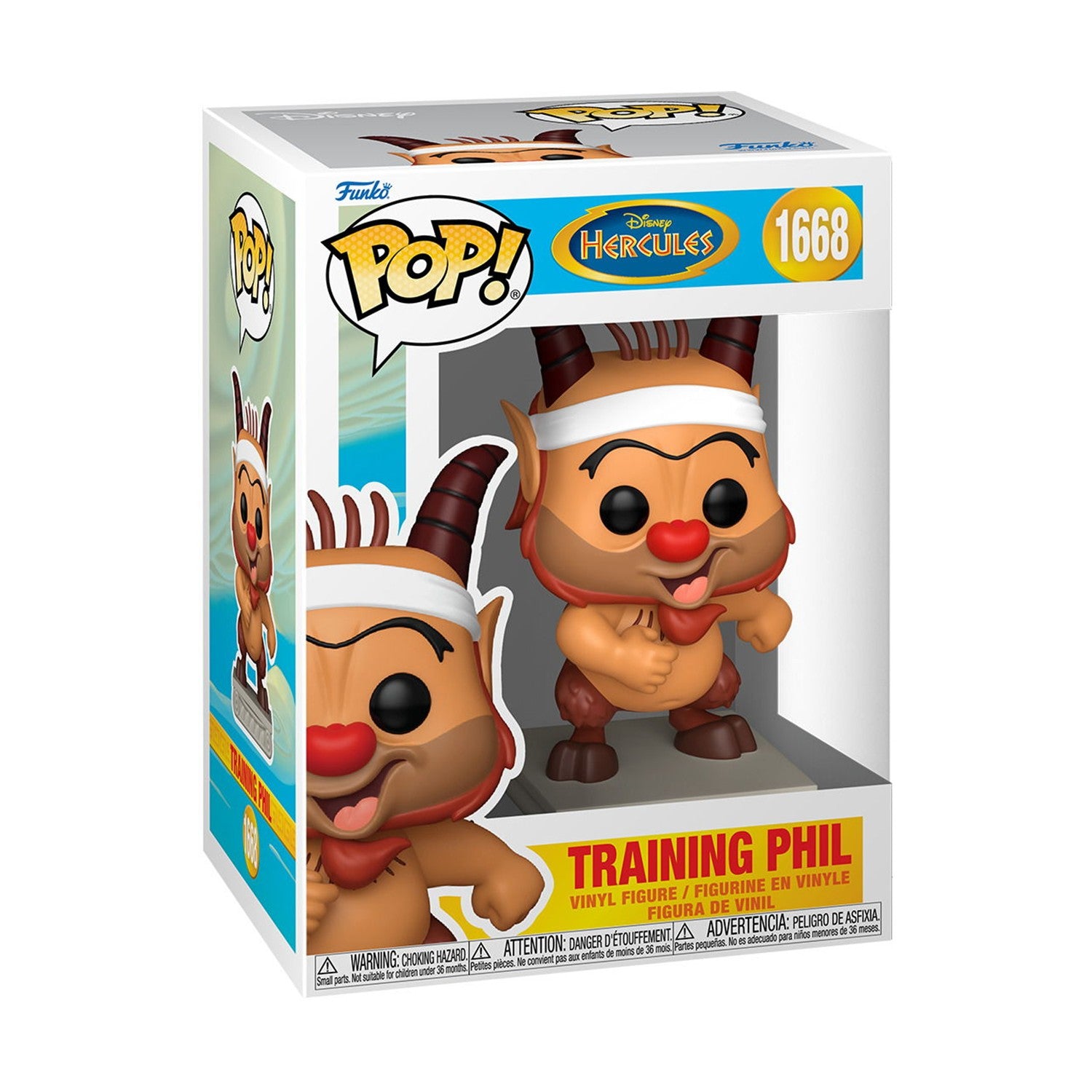 Funko Pop! Disney: Hercules - Training Phil #1668 Vinyl Figure - Sunday Habit