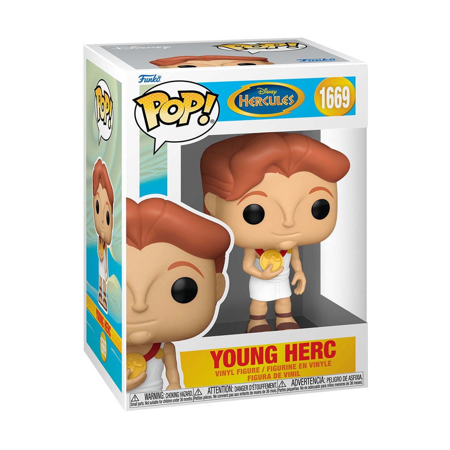 Funko Pop! Disney: Hercules (25th Ann.) - Young Herc #1669 Vinyl Figure - Sunday Habit