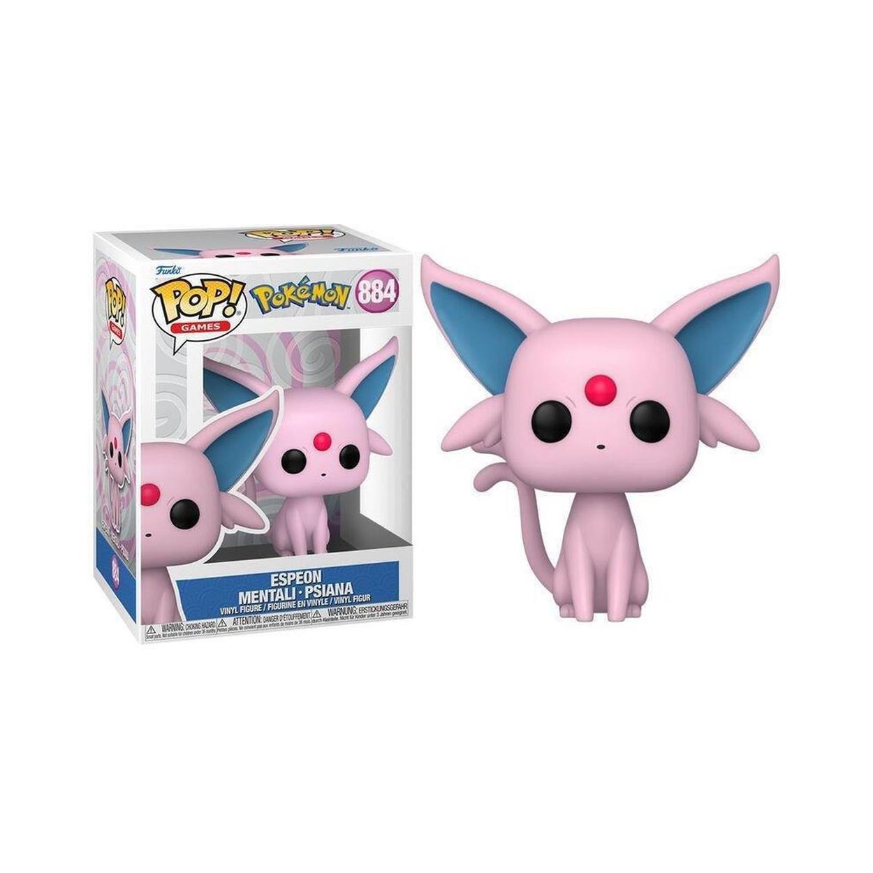 Funko Pop! Games: Pokemon - Espeon Mentali Psiana #884 Vinyl Figure - Sunday Habit