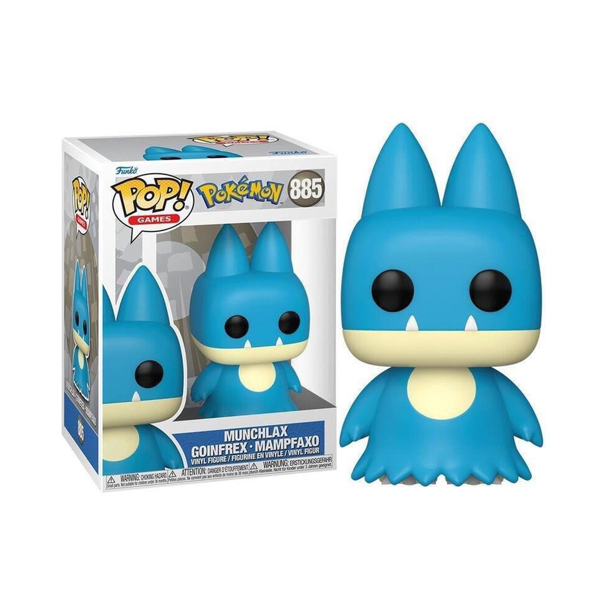 Funko Pop! Games: Pokemon - Munchlax Goinfrex Mampfaxo #885 Vinyl Figure - Sunday Habit