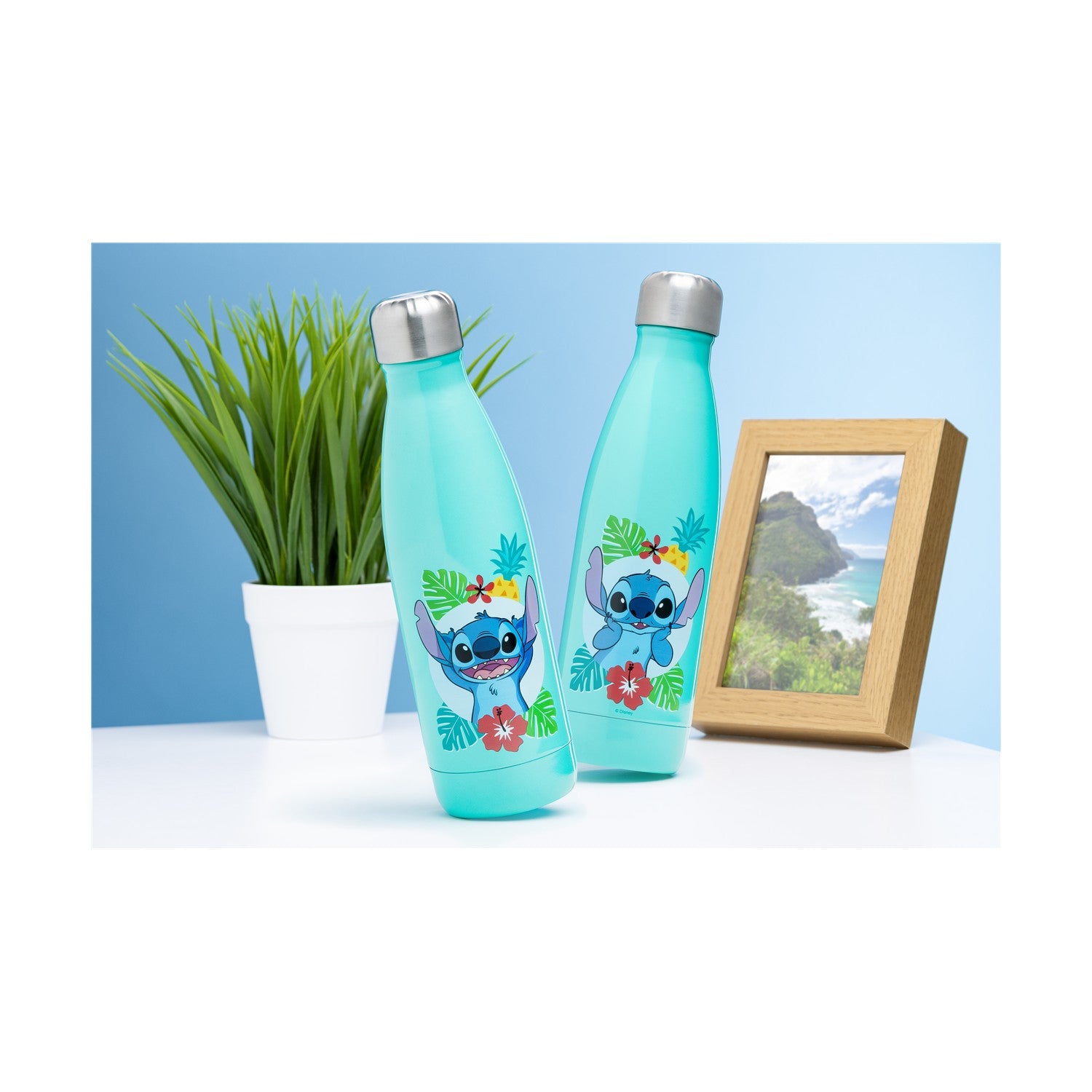 Paladone: Disney Stitch - Metal Water Bottle (500ml) (PP10960LSV2) - Sunday Habit