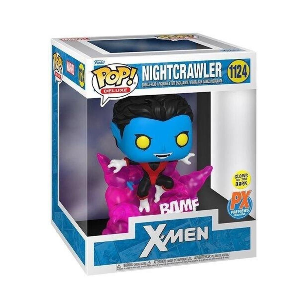 Funko Pop Deluxe X Men Nightcrawler Телепортиране Светещ В Тъмното - Sunday Habit