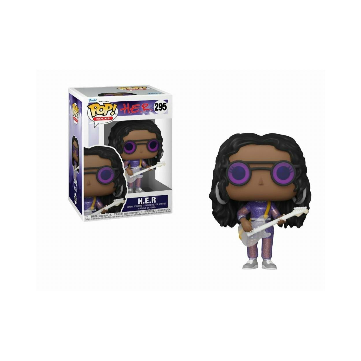 Funko Pop! Rocks: H.E.R - H.E.R #295 Vinyl Figure - Sunday Habit