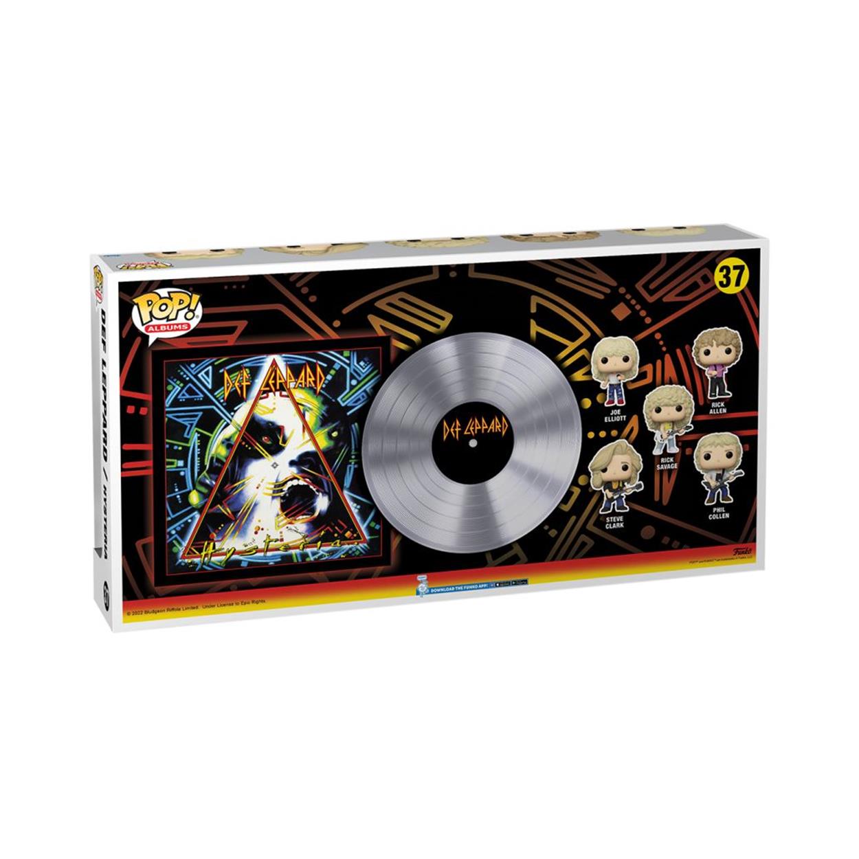 Funko Pop! Deluxe Albums: Def Leppard - Joe Elliott, Rick Allen, Rick Savage, Steve Clark & Phil Collen (Hysteria Tour 1987) (Special Edition) #37 Vinyl Figure - Sunday Habit