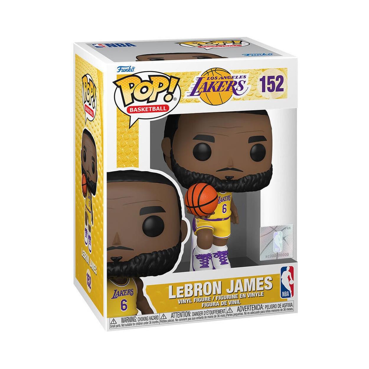 Funko Pop! Basketball: NBA Lakers - LeBron James #152 Vinyl Figure - Sunday Habit