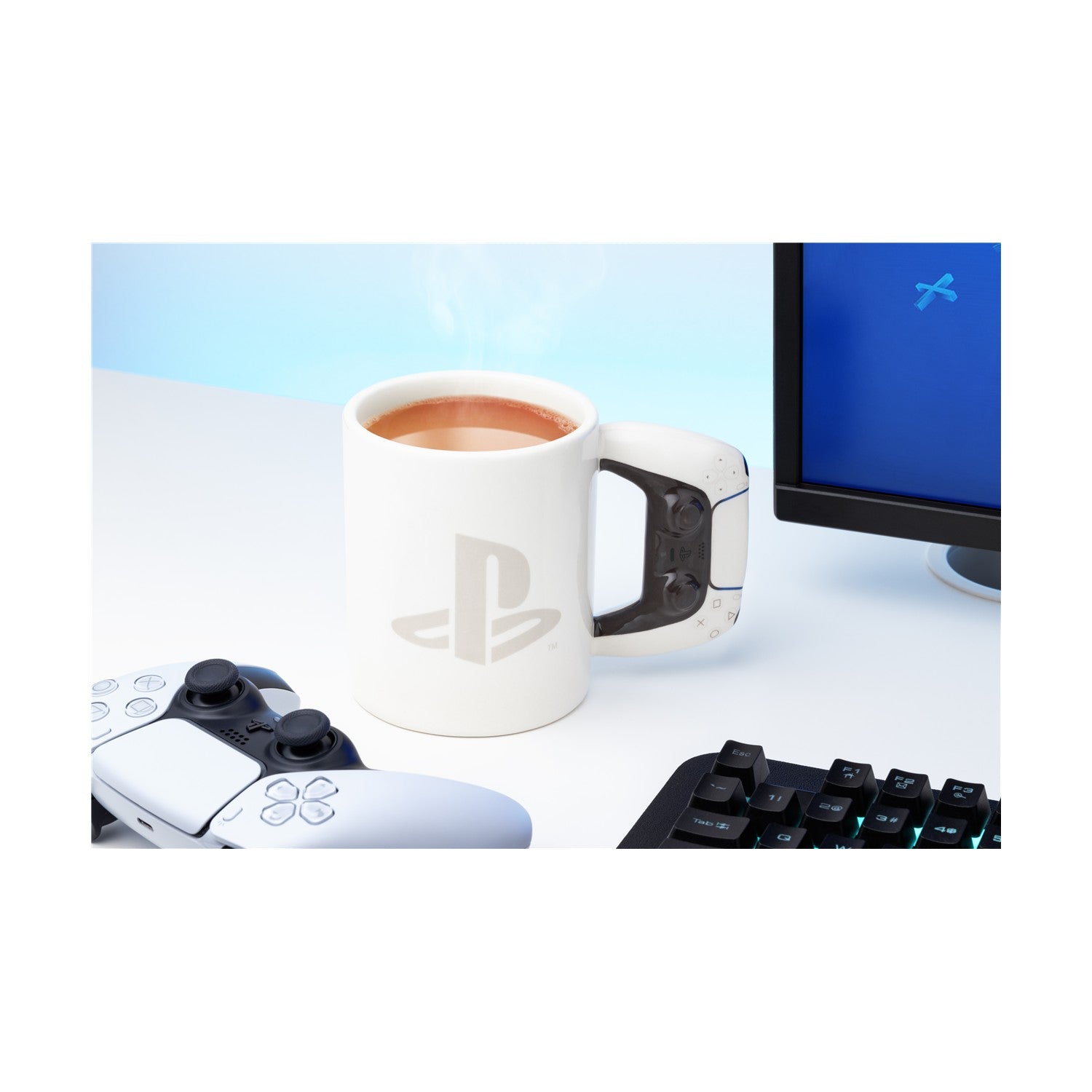 Paladone: Playstation - PS5 Shaped Mug (480ml) (PP9403PS) - Sunday Habit