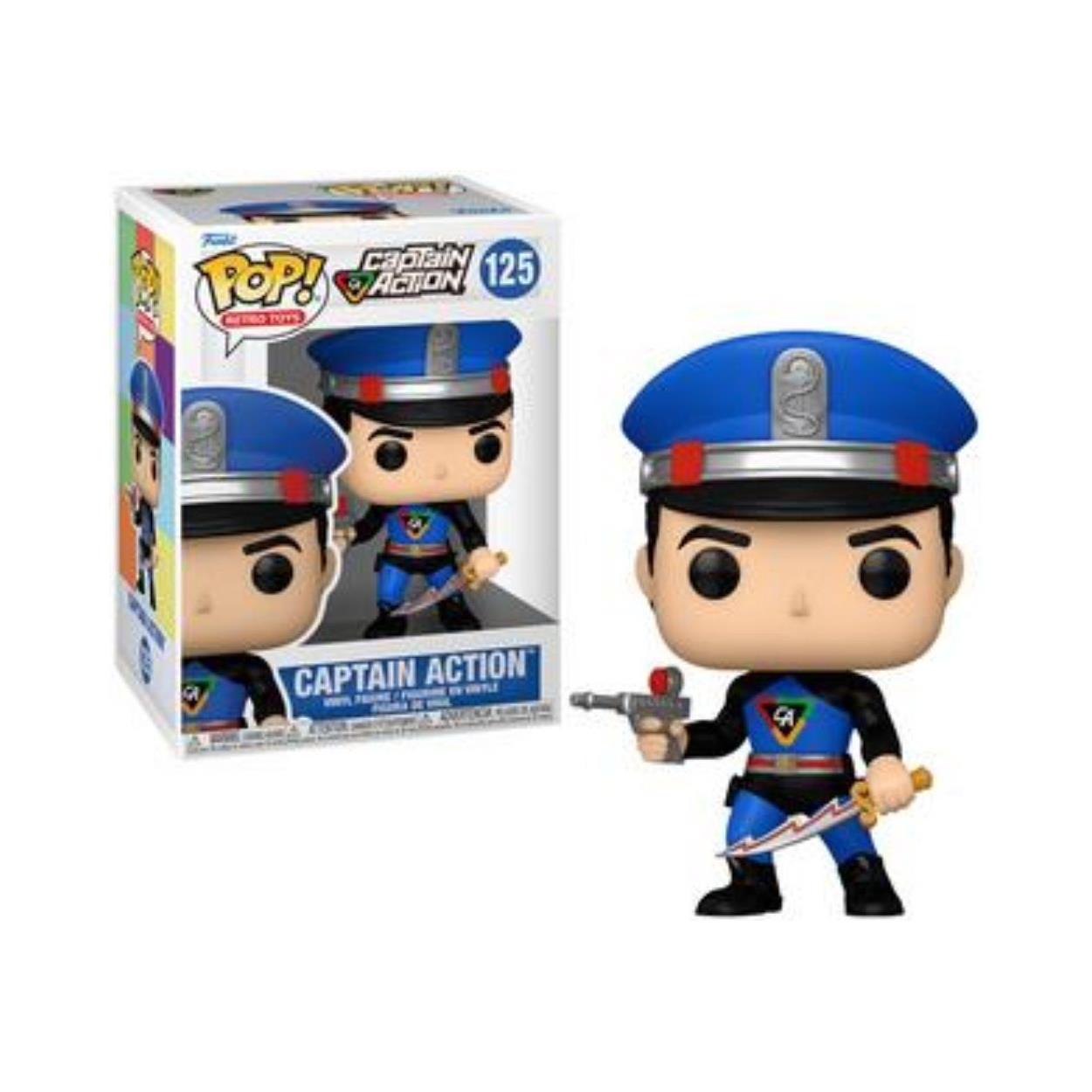 Funko Pop! Retro Toys: Captain Action - Captain Action #125 Vinyl Figure - Sunday Habit