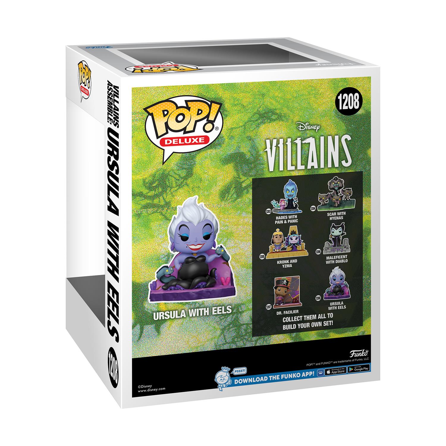Funko Pop! Deluxe: Disney - Villains Assemble: Ursula with Eels (Assemble) (Special Edition) #1208 Vinyl Figure - Sunday Habit