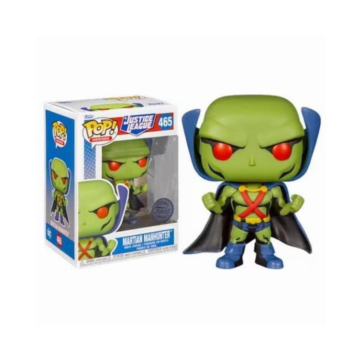 Funko Pop! Heroes DC: Justice League - Martian Manhunter (Special Edition) #465 Vinyl Figure - Sunday Habit