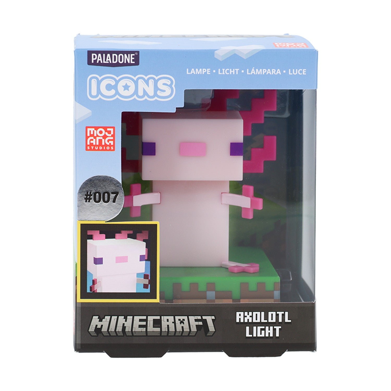 Paladone Icons: Minecraft - Axolotl Light (PP11390MCFV3ID)