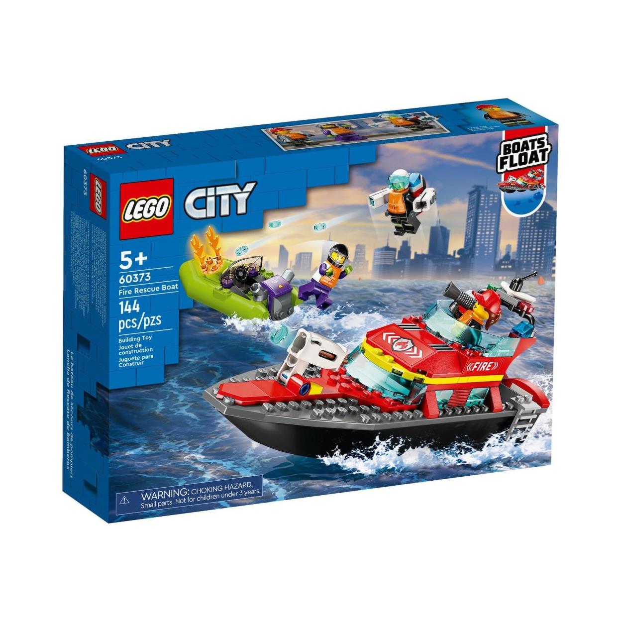 LEGO® City: Fire Rescue Boat (60373) - Sunday Habit