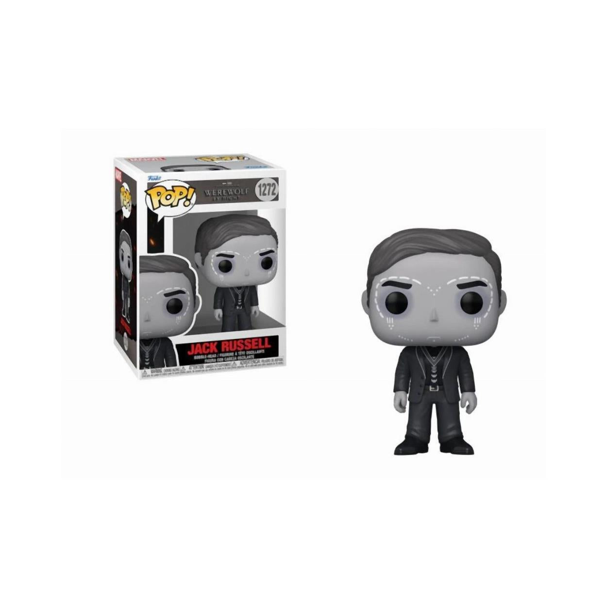 Funko Marvel Werewolf By Night Джак Рассел Бобъл Хед Винил Фигура - Sunday Habit