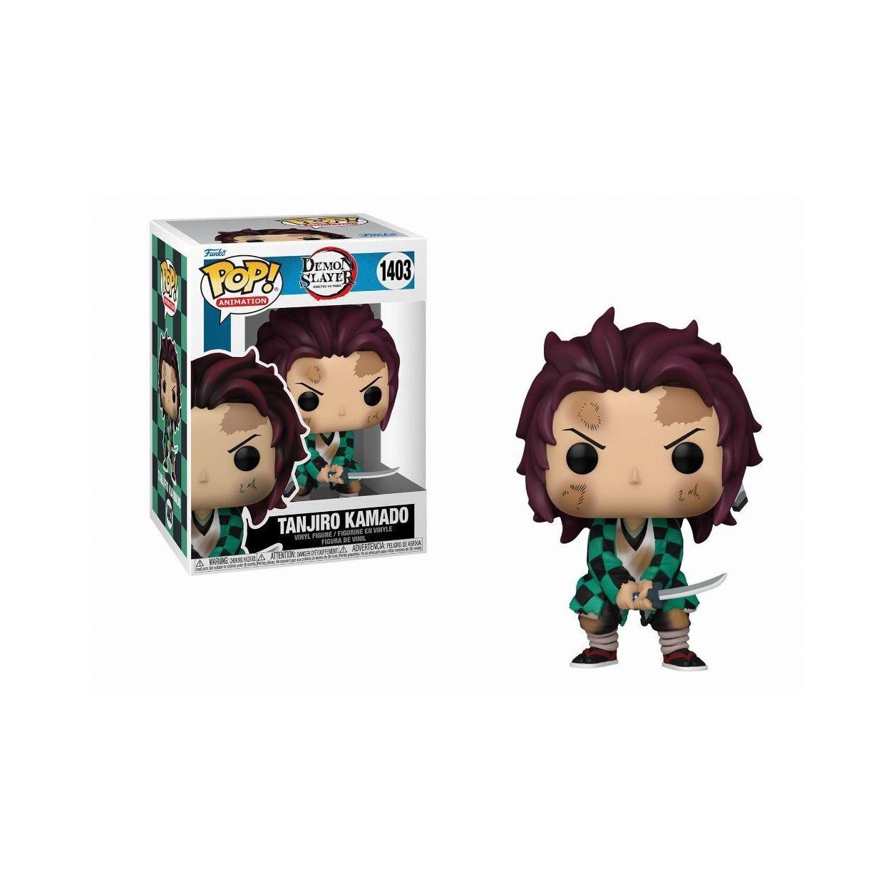 Funko Pop! Animation: Demon Slayer Kimetsu No Yaiba - Tanjiro Kamado (Training) #1403 Vinyl Figure - Sunday Habit