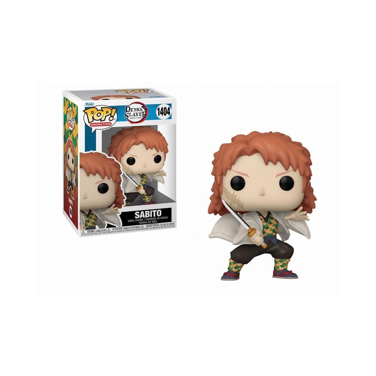 Funko Pop! Animation: Demon Slayer: Kimetsu No Yaiba - Sabito (No Mask) #1404 Vinyl Figure - Sunday Habit