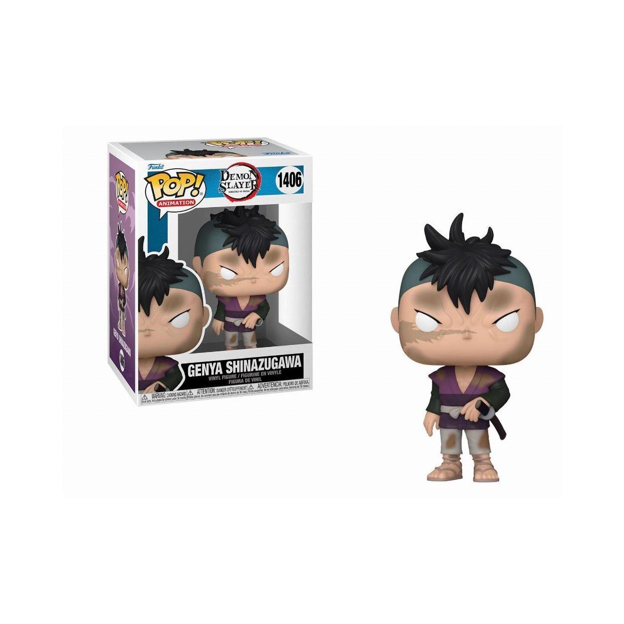 Funko Pop! Animation: Demon Slayer Kimetsu no Yaiba - Genya Shinazugawa #1406 Vinyl Figure - Sunday Habit