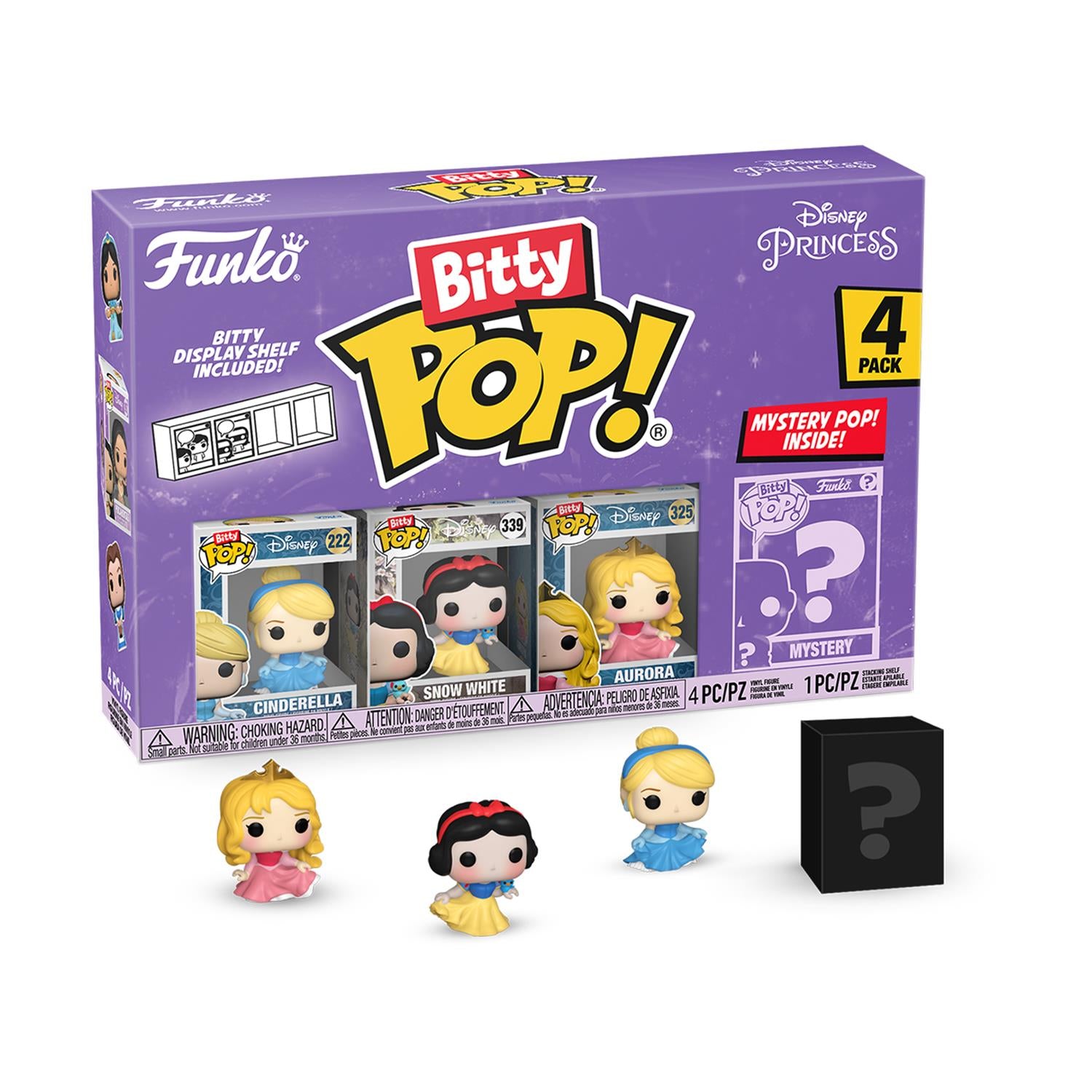 Funko Bitty Pop 4-Pack Disney Princess Cinderella Винил Фигури - Sunday Habit
