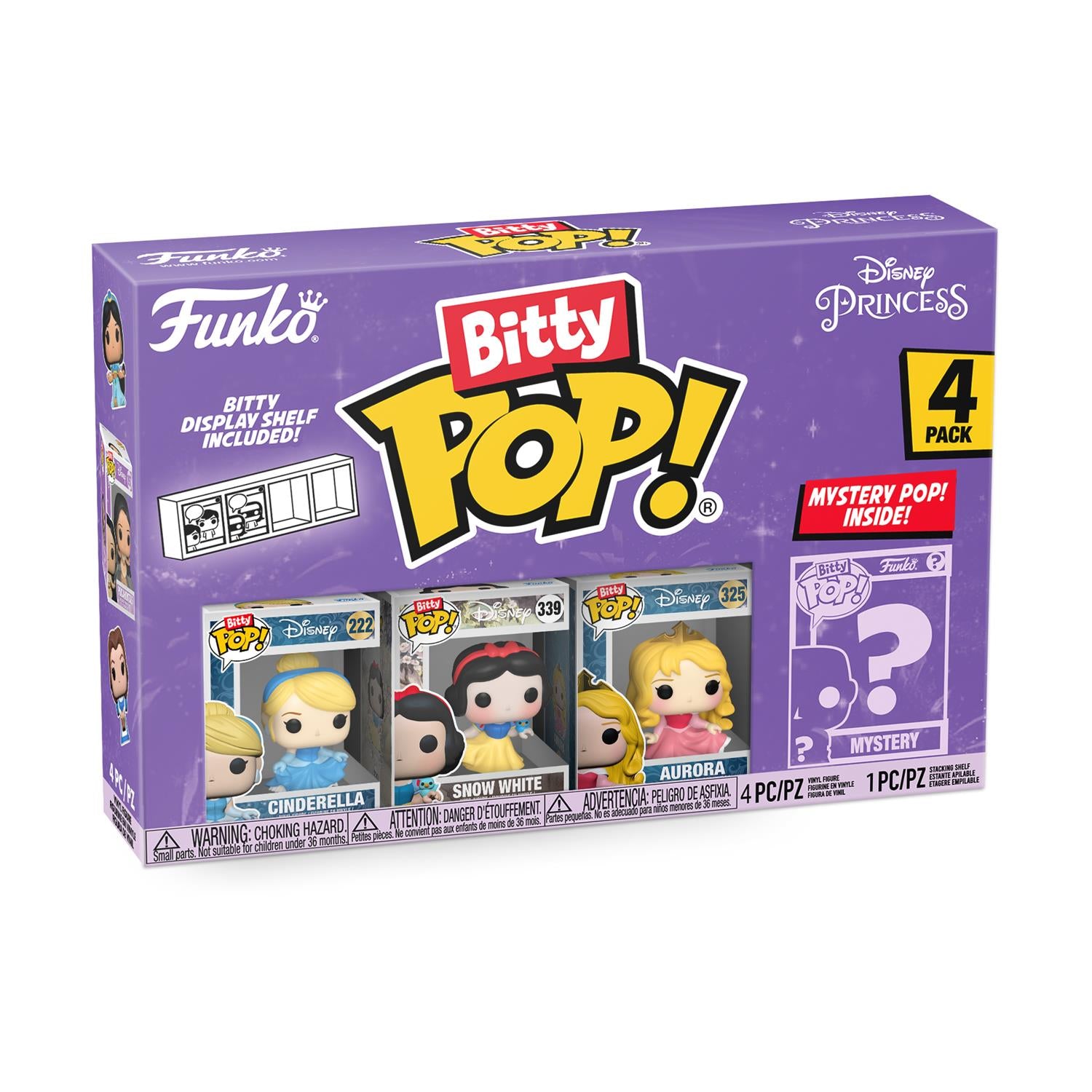 Funko Bitty Pop 4-Pack Disney Princess Cinderella Винил Фигури - Sunday Habit