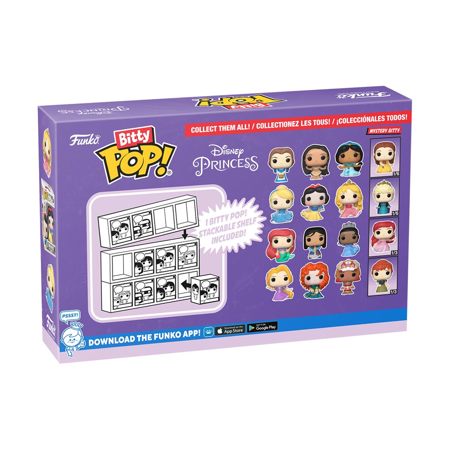 Funko Bitty Pop 4-Pack Disney Princess Cinderella Винил Фигури - Sunday Habit