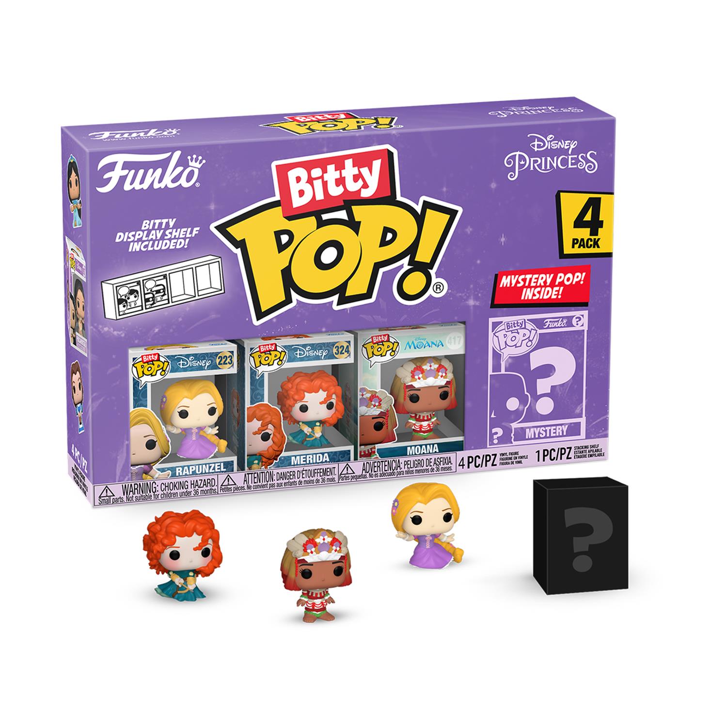 Funko Bitty Pop! 4-Pack: Disney Princess - Rapunzel Vinyl Figures